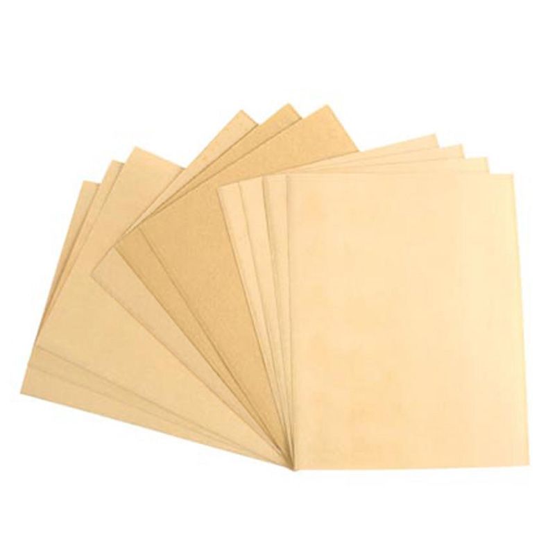 Pack of 10 Assorted Sandpaper Sheets