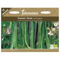 See more information about the Johnsons Organic Runner Bean White Emergo Seeds