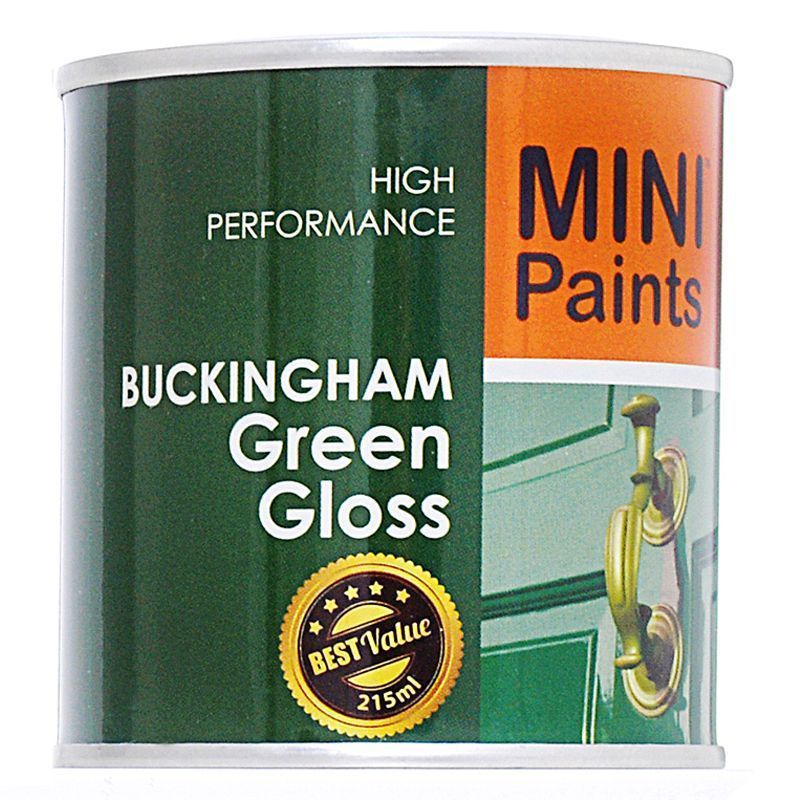 Mini Paints Gloss Paint 215ml - Buckingham Green