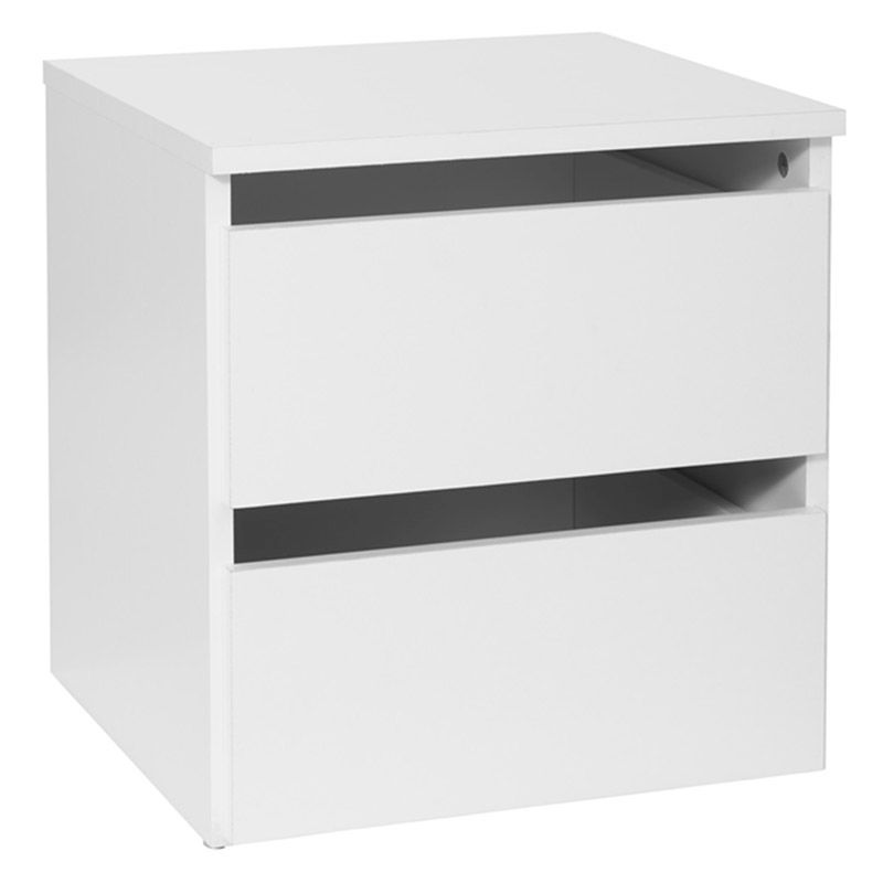 2 Drawer Small White Chest
