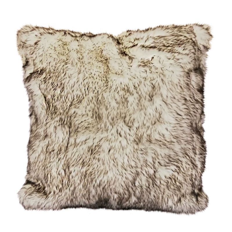 Hamilton McBride Faux Fur Cushion 50 x 50cm - Cream