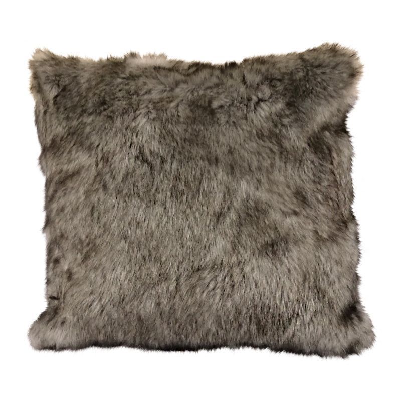 Hamilton McBride Faux Fur Cushion 50 x 50cm - Grey
