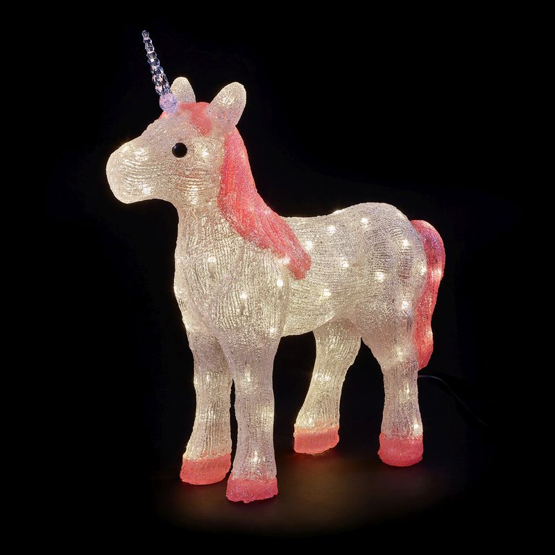 Large Light Up Unicorn LED 57cm - Buy Online at QD Stores