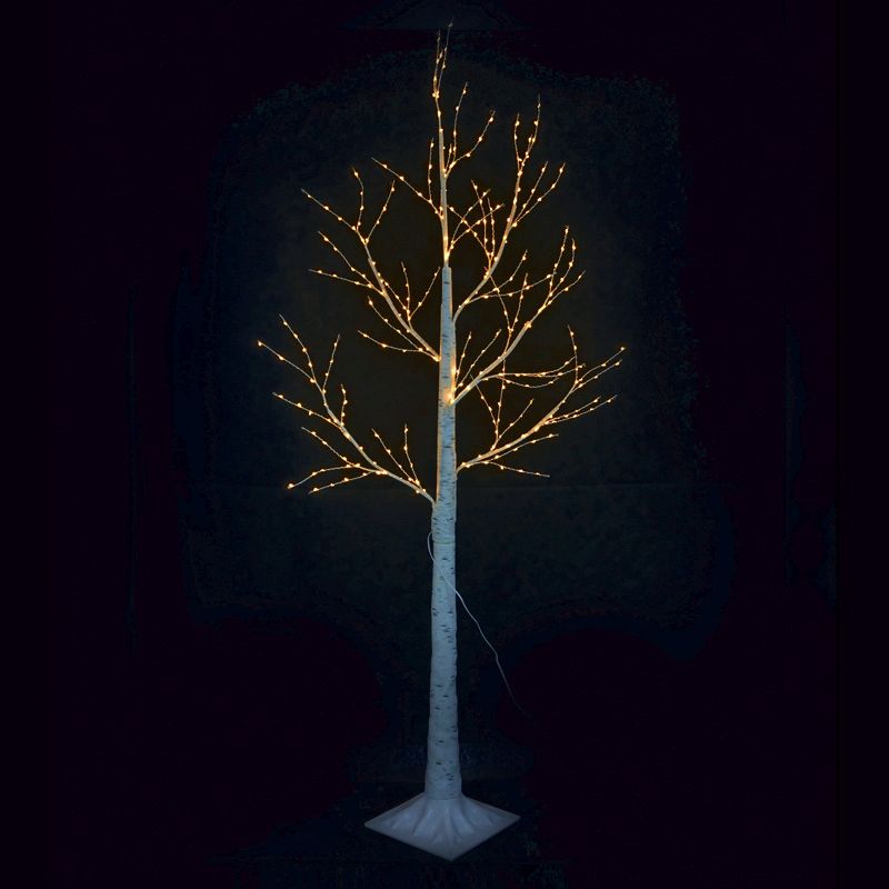 150cm (5 Foot) 300 LED Warm White Light Up Twig Tree