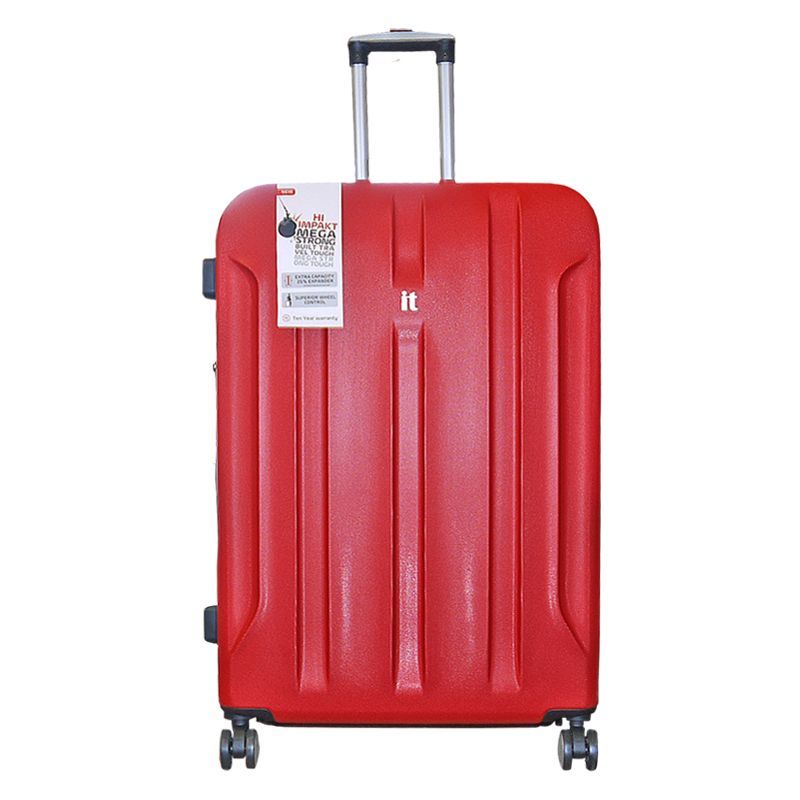 IT Luggage 29 Inch Red 4 Wheel Proteus Suitcase