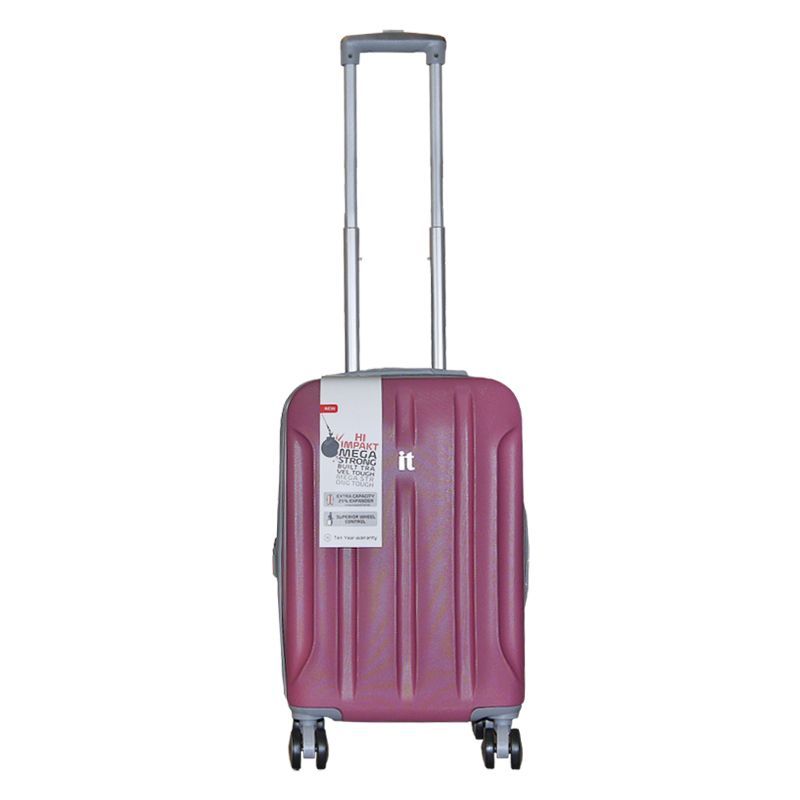 IT Luggage 19 Inch Pink 4 Wheel Proteus Suitcase