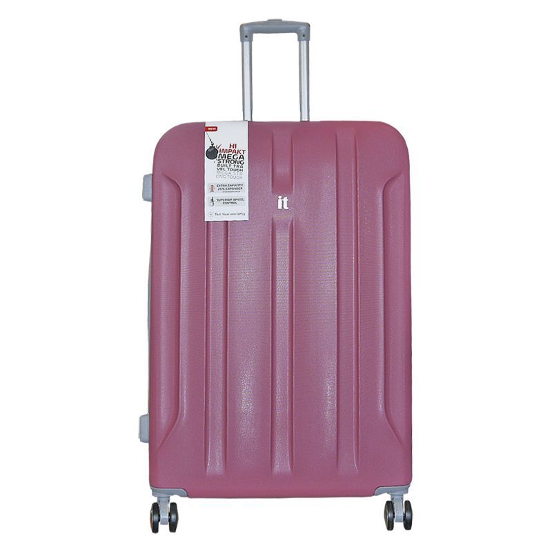 IT Luggage 29 Inch Pink 4 Wheel Proteus Suitcase