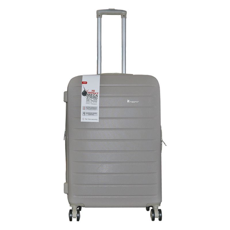 IT Luggage 25 Inch Light Beige 4 Wheel Legion Suitcase