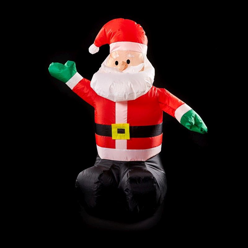 Inflatable Santa Battery Operated 80cm