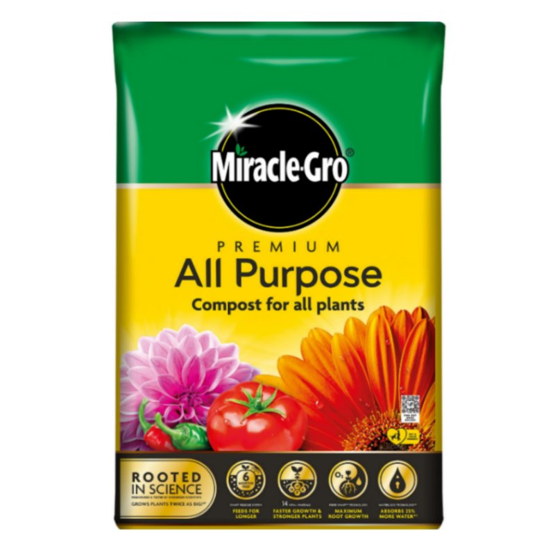 Miracle-Gro All Purpose Premium Compost 50 Litre