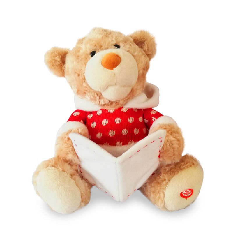 Animated Plush Story Telling Bear With Book 16 Inch