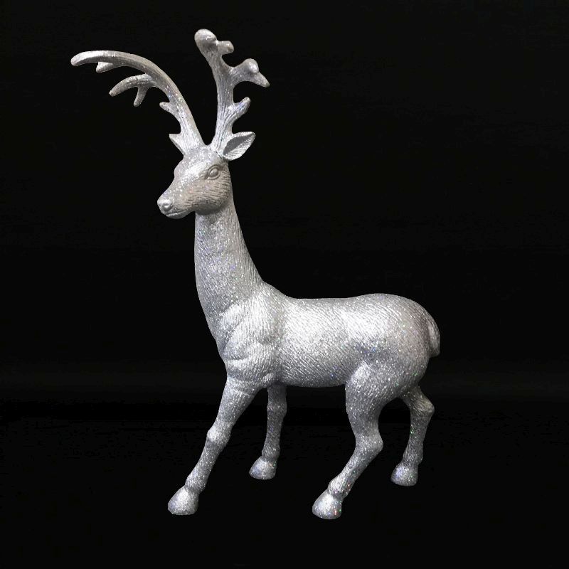 Glitter Standing Reindeer - 18 inch