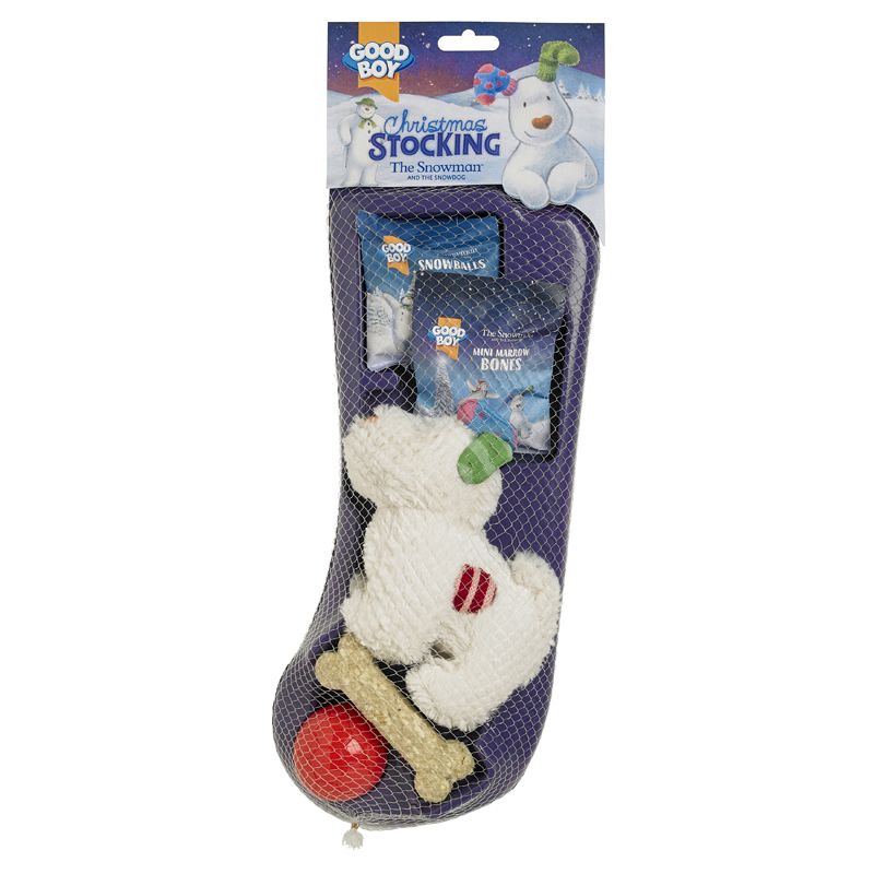Snowman Snowdog Stocking For Dogs