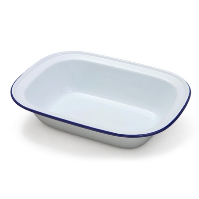 See more information about the 24cm Pie Dish Oblong Falcon Enamel