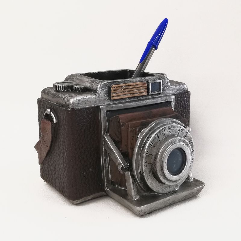 Vintage Camera Stationery Holder