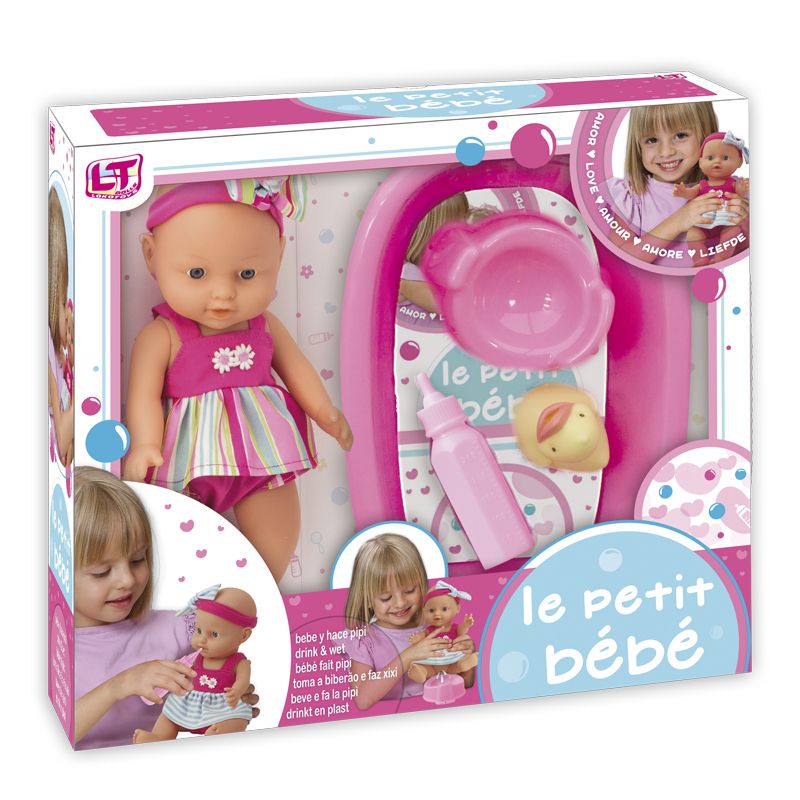 Le Petite Bebe Toy Doll Bathtub Set