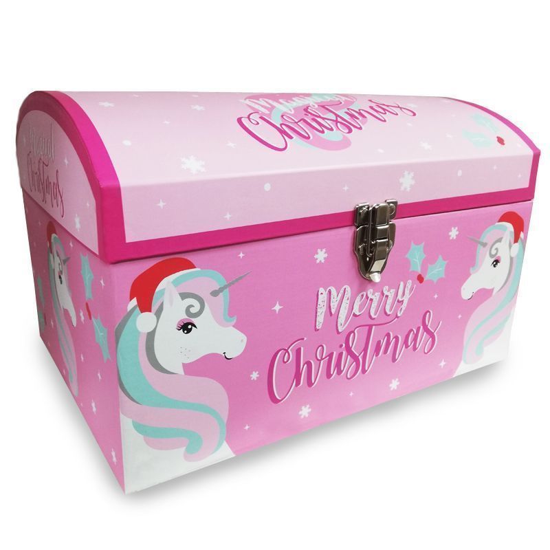 Small Christmas Eve Unicorn Toy Chest