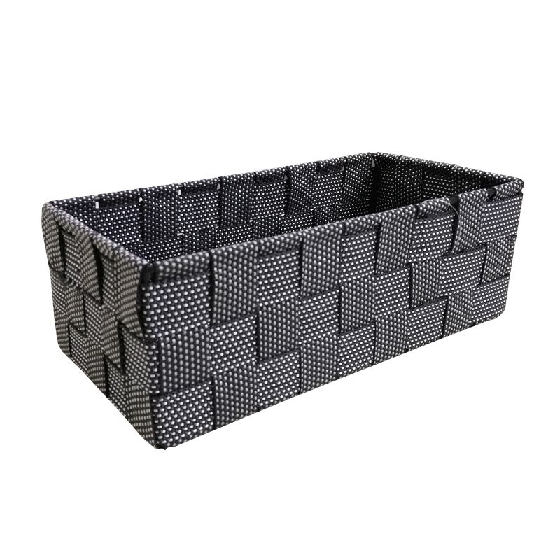 Black & White Medium Storage Basket