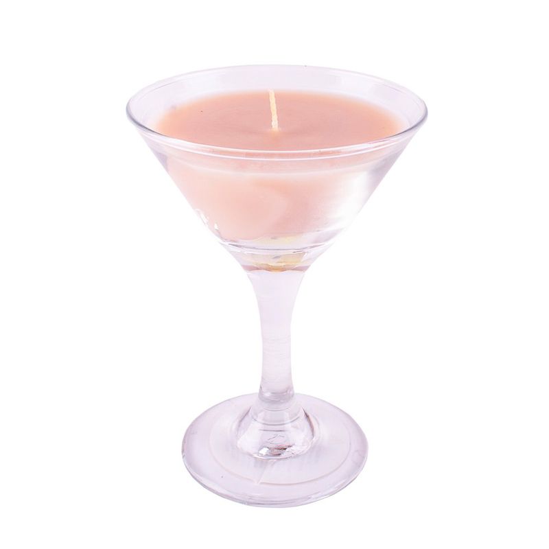 Baltus Cocktail Glass Candle Pink Prosecco Fizz