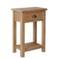 See more information about the Rutland Oak Telephone Table Rustic