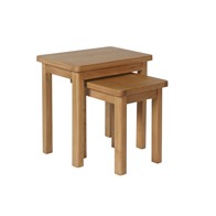 See more information about the Rutland Oak 2 Nest of Tables Rustic