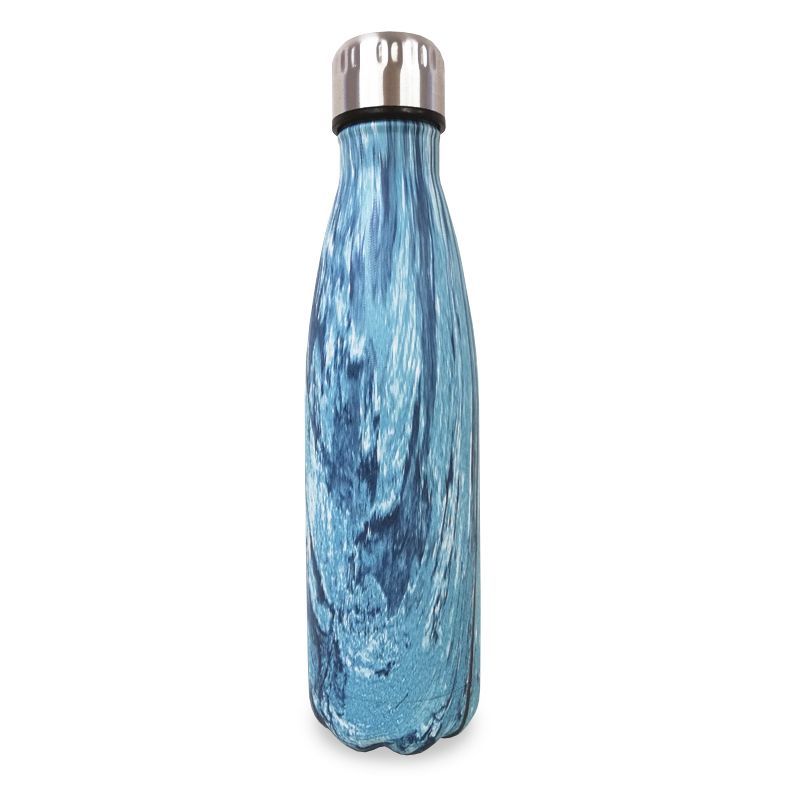 Double Wall Stainless Steel Bottle -  Blue 