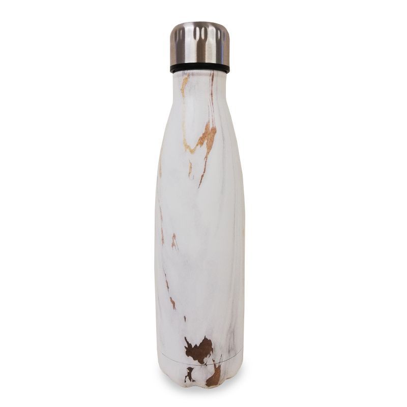 Double Wall Stainless Steel Bottle -  White