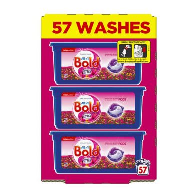 Image of Bold 3 in 1 Washing Capsules Bloom & Poppy 57 Washes
