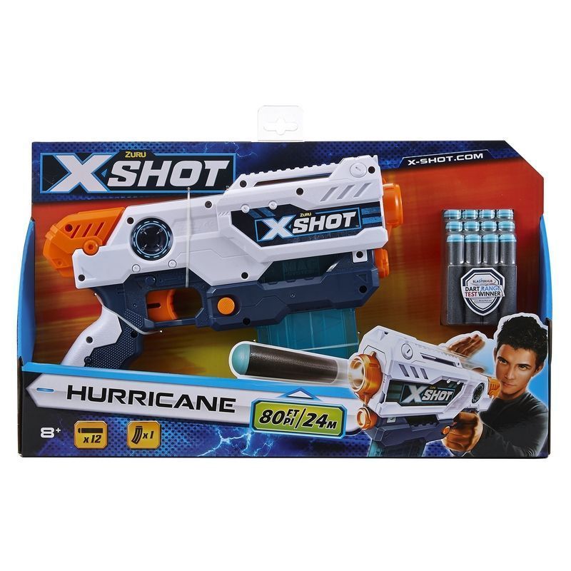 Zuru X-Shot Hurricane & 12 Dart Clip