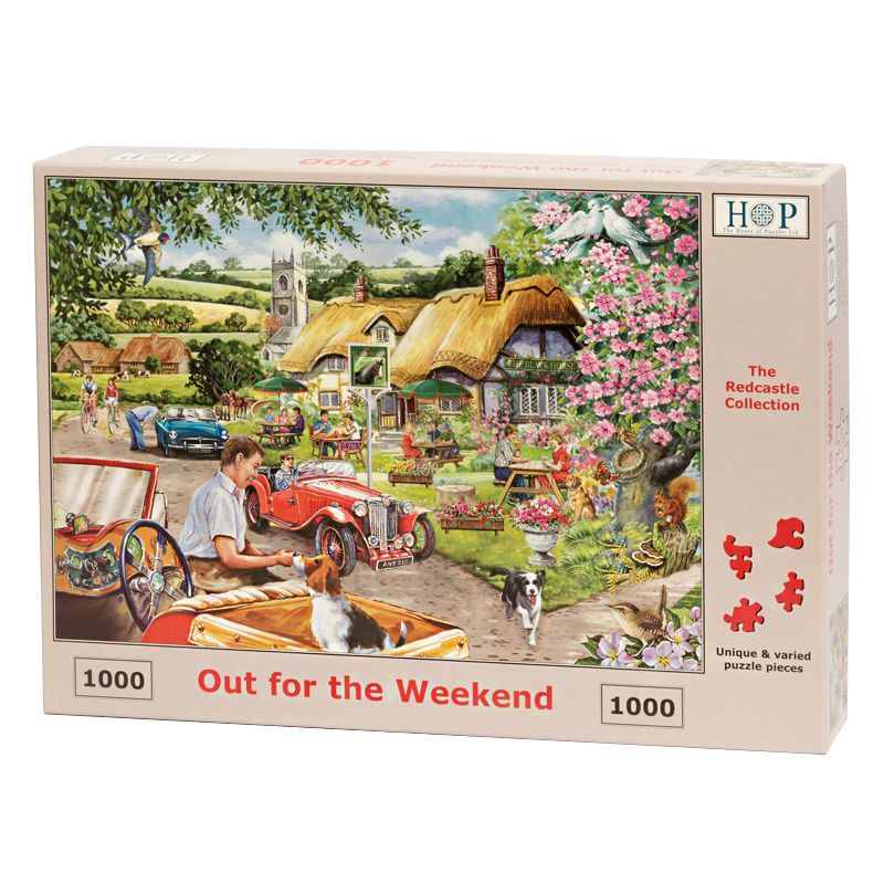 House Of Puzzles Jigsaw Out For The Weekend 1000 Pieces