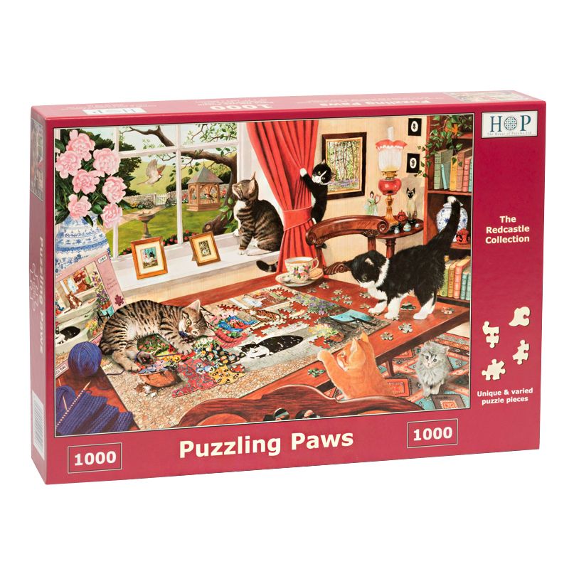 House Of Puzzles Jigsaw Puzzling Paws 1000 Pieces