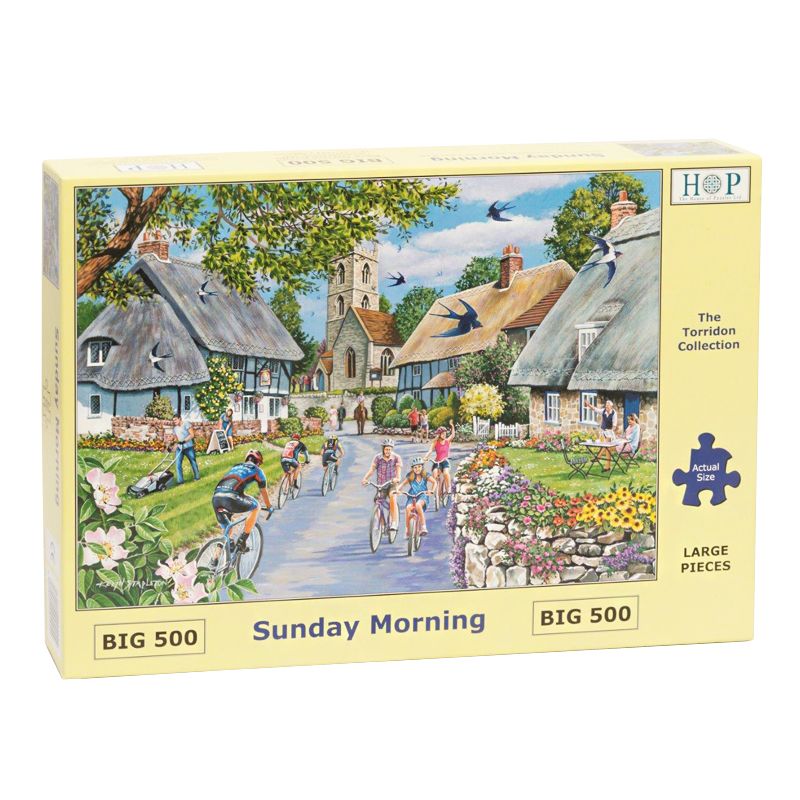 House Of Puzzles Jigsaw Sunday Morning 500 Big Pieces