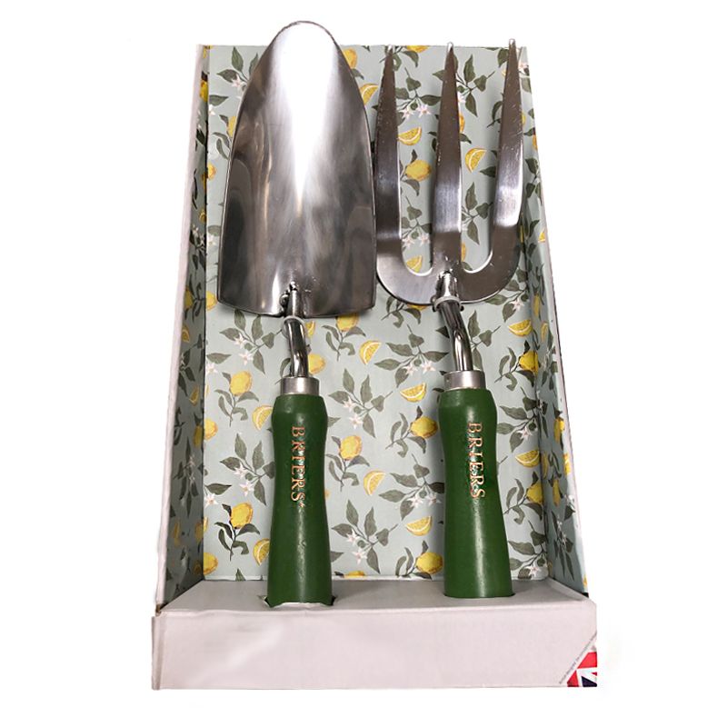 Sicilian Lemon Fork & Trowel Gift Set