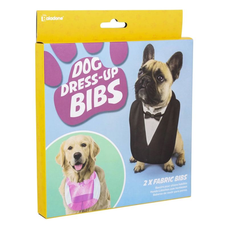 2 Dog Dress Up Bibs