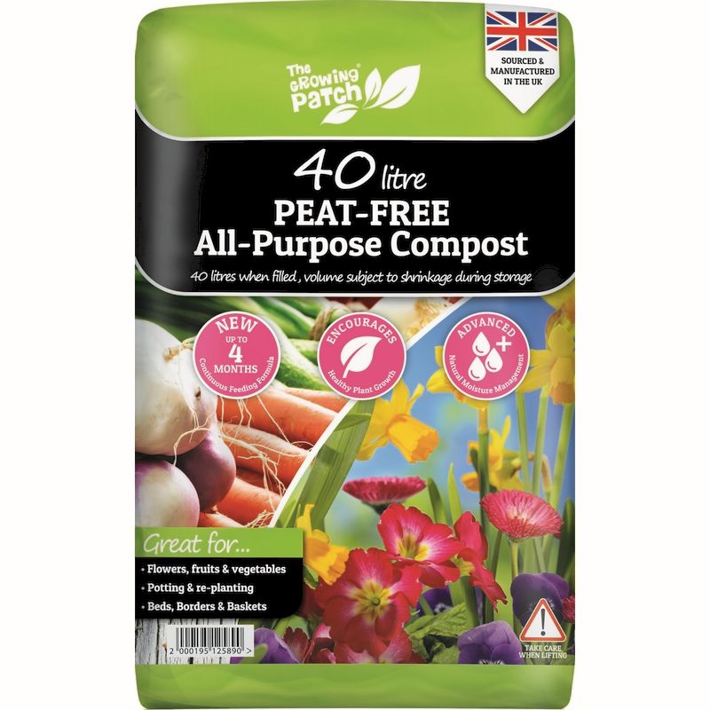 Growing Patch Peat-Free All-Purpose Compost 40 Litre