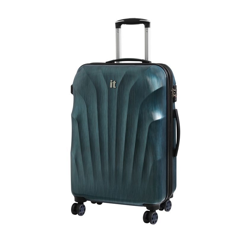 it luggage Blue & Black Medium Momentum Suitcase