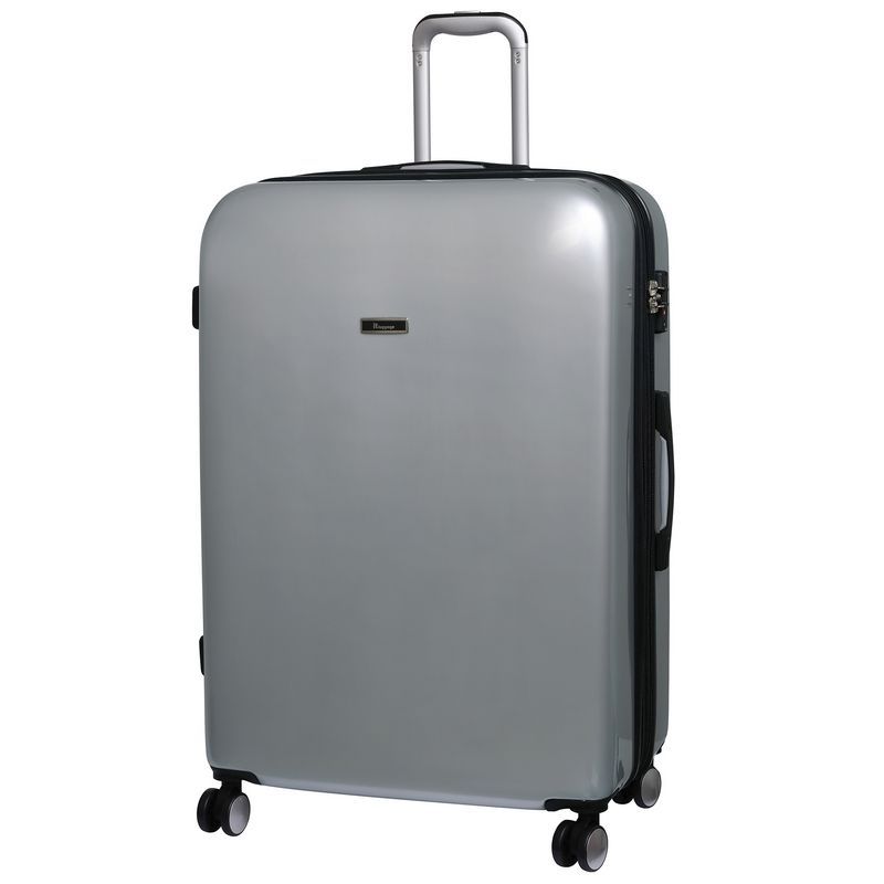 it luggage Metallic Silver Large Sheen Suitcase