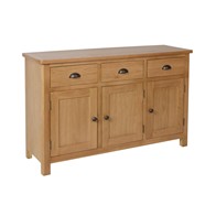 See more information about the Rutland Oak 3 door Large Sideboard