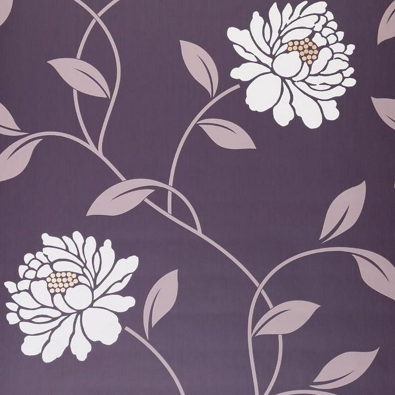 Dulux Wallpaper Camille-Mulberry - Buy Online at QD Stores