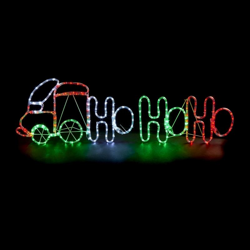 Multicolour HoHoHo Train Rope Light 