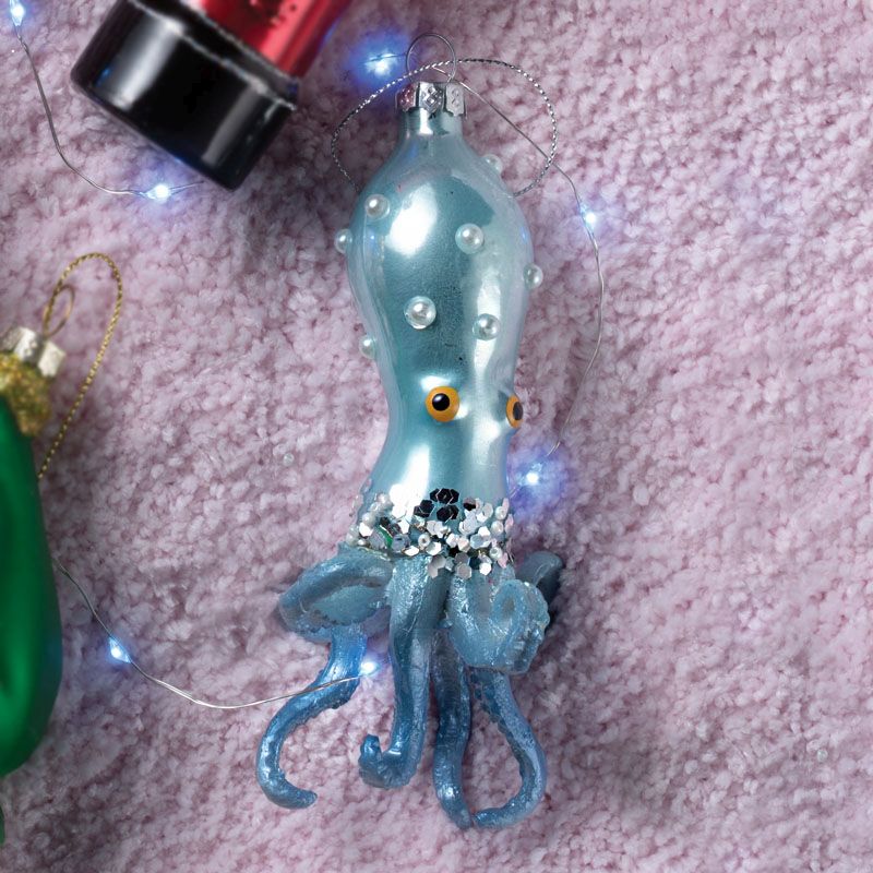 Octopus Glass Bauble