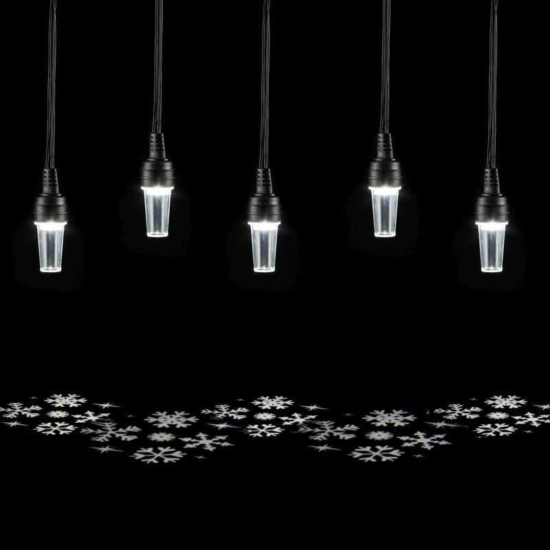 10 Piece LED Projector String Lights Mains