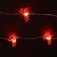 See more information about the 20 LED Warm White Candy Cane Lights Battery 1.9m