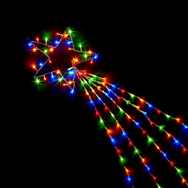 232 LED Indoor Multicolour Christmas Chasing Comet Light Mains 7M