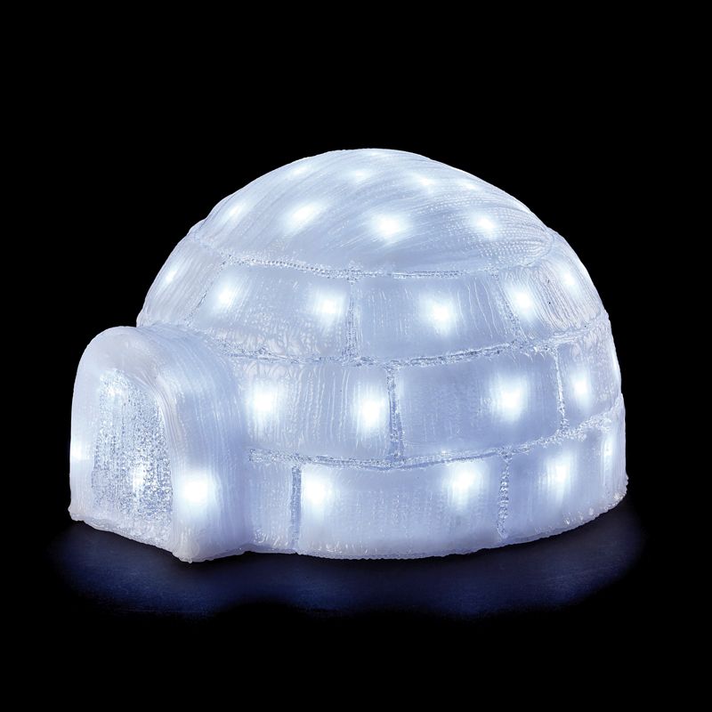 150 LED White Acrylic Igloo Christmas Decoration