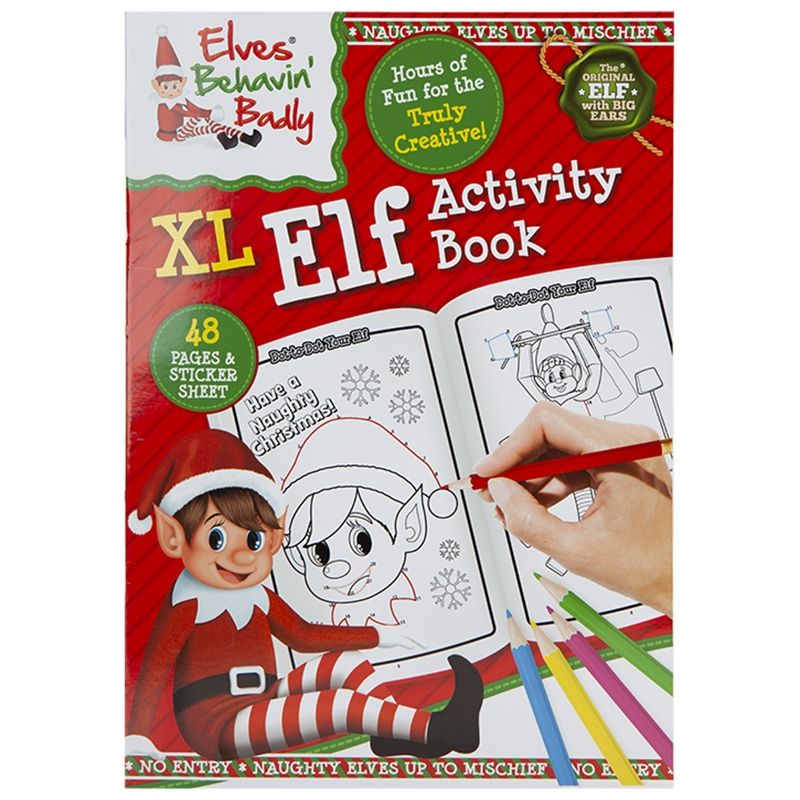 Elves Behavin' Badly Elf Activity Book