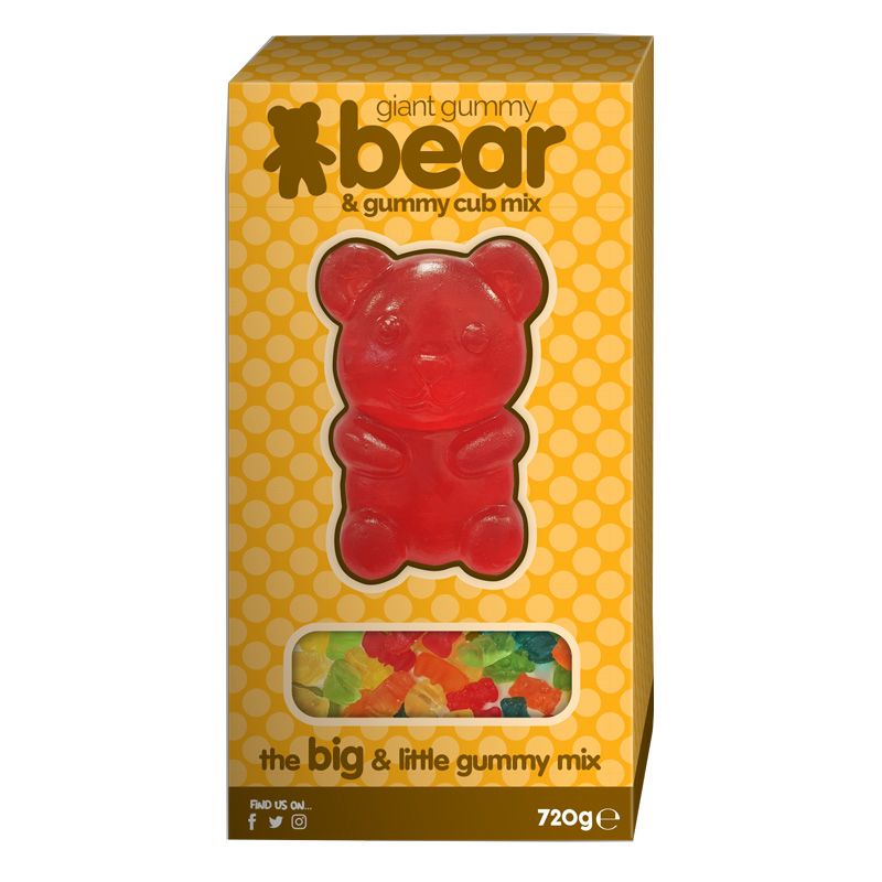 Gummy Bear And Cub Mix Big And Little Gummies 720g