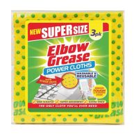 See more information about the Elbow Grease 3 Pack Super Size Cloth Elbow Grease