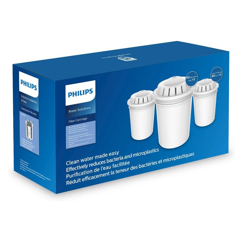 Philips Antibacterial Water Filter Replacement Cartridges 3 Pack