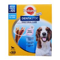 See more information about the 105 Pedigree Dentastix Sticks Medium Dog